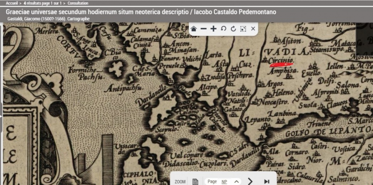 16ος αιώνας: Μήπως το Circinio ήταν το Αγρίνιο;