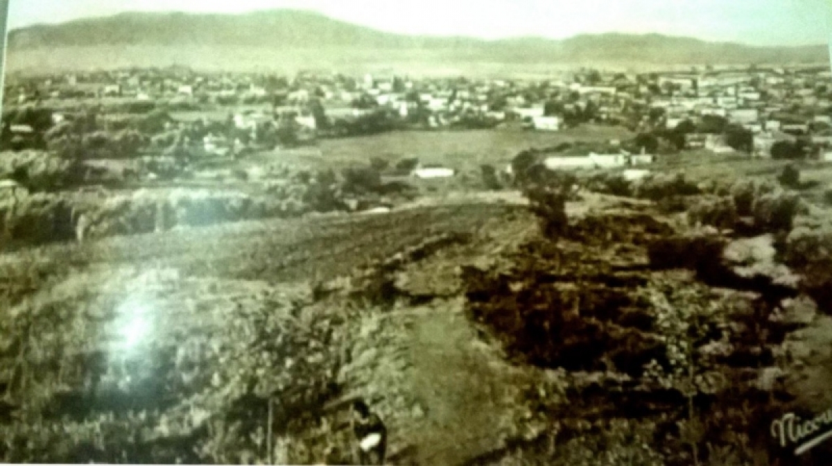 Μια πανοραμική άποψη από το Αγρίνιο του 1920