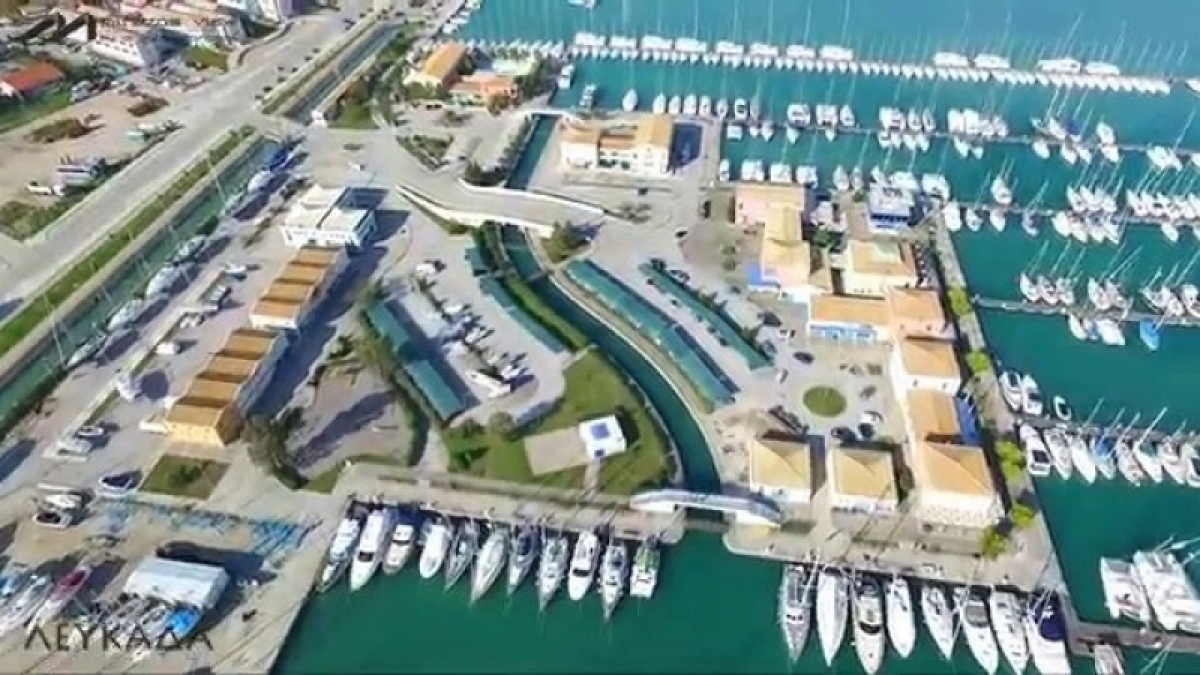 Ένα εκπληκτικό aerial video από την μαρίνα της Λευκάδας
