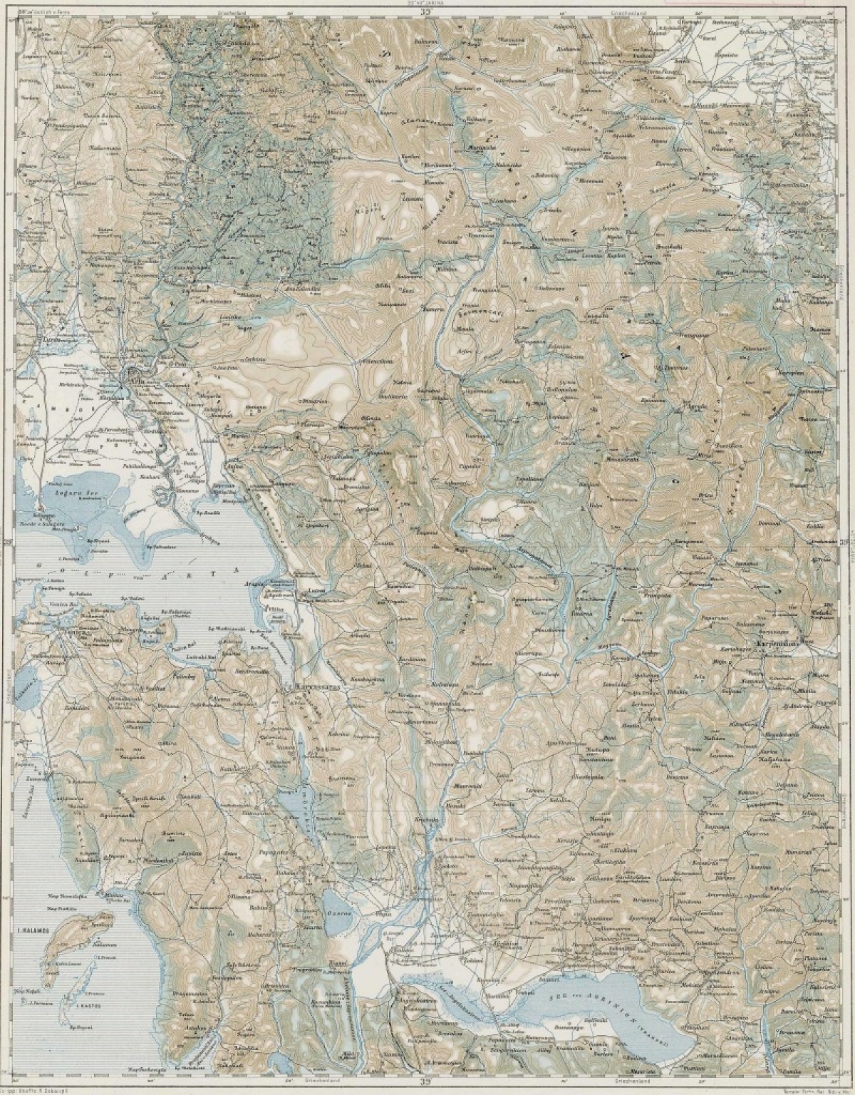 Ιστορικός χάρτης του 1914 για την περιοχή μας