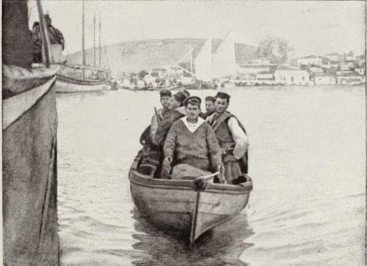 Σπάνιες φωτογραφίες: Ελληνες εθελοντές στον πόλεμο του 1897 σαλπάρουν από την Βόνιτσα