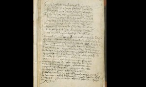 Το πρώτο σονέτο που γράφτηκε στα Ελληνικά στο Αγγελόκαστρον της Αιτωλίας, στα 1436 μ.Χ.